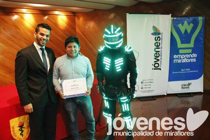 Premiación por parte de la Municipalidad de Miraflores en Emprendimiento e Innovación
