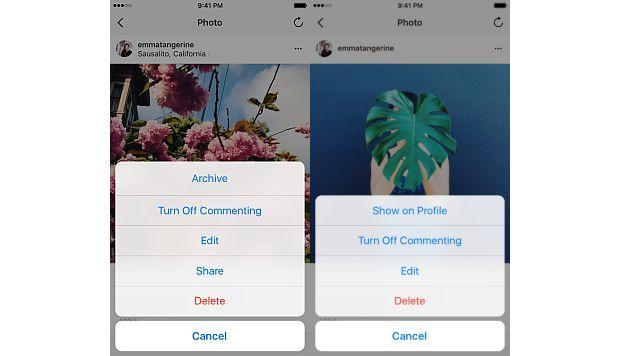 Instagram habilita función Archivar para todos sus usuarios