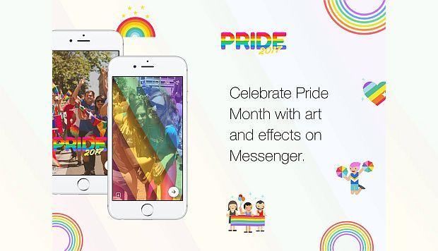 Facebook Messenger lanza filtros para celebrar el Mes del Orgullo