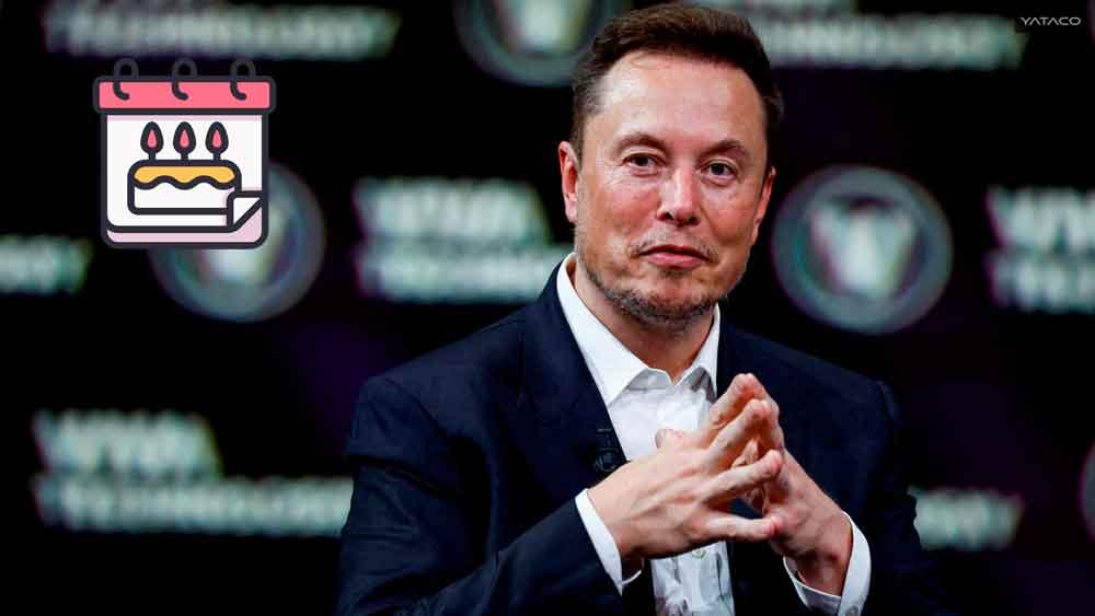 Elon Musk comparte una foto retrospectiva en su cumpleaños 53