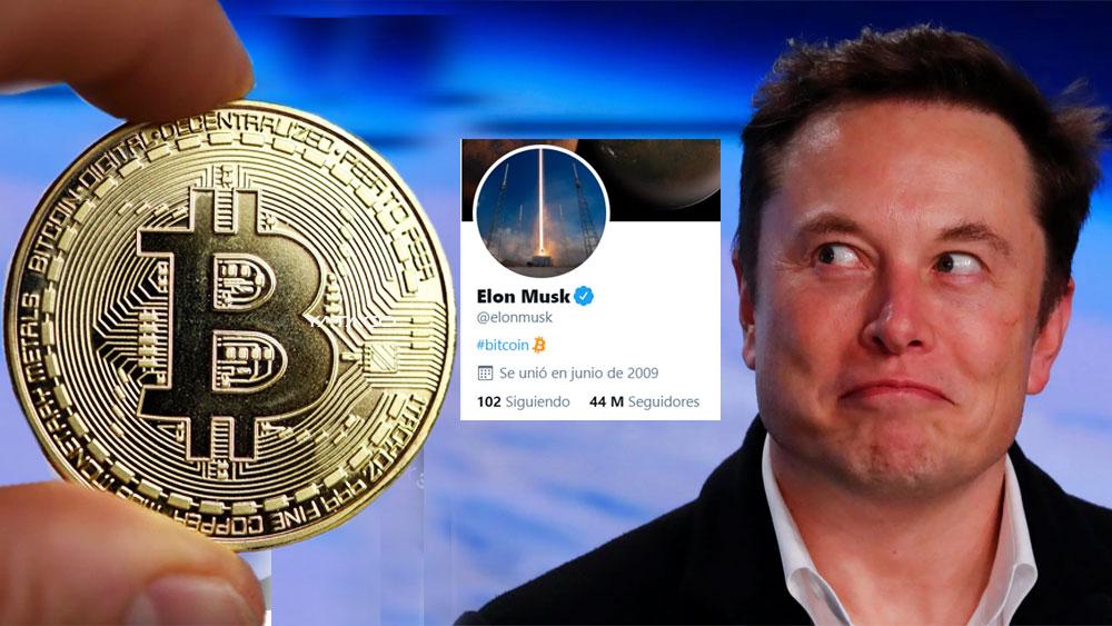 Bitcoin se vuelve a disparar, Elon Musk cambia su 'bio' de Twitter para poner 