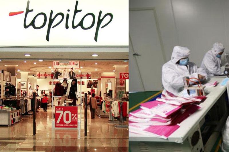 Topitop comienza a producir mascarillas y ropa médica para donación CORONAVIRUS