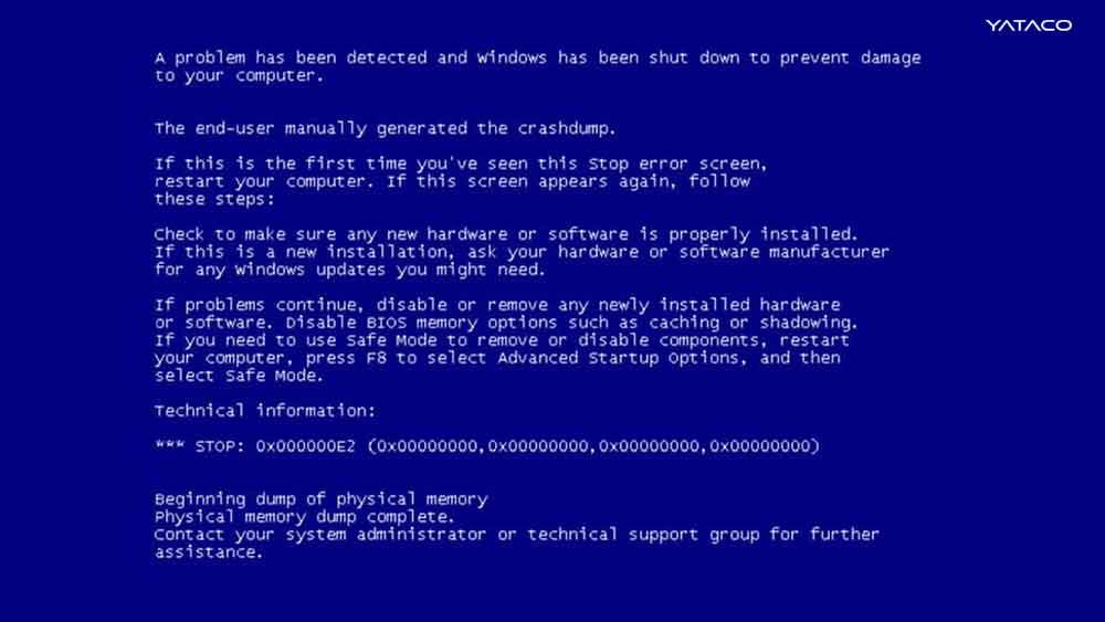 La pantalla azul de la muerte y su retorno en Windows 11